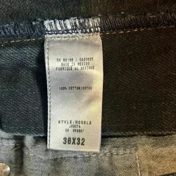 Guess Cliff Bootcut Charcoal Denim Jeans Men’s Size 36x32 - Picture 6 of 7